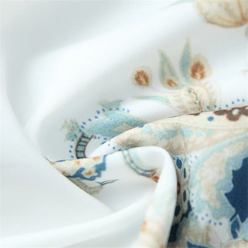 

Autumn Runway Suit Women 2020 Fashion Lady Two Piece Outfits Long Sleeve Holiday Designers Print Blouse and Shorts Matching Sets