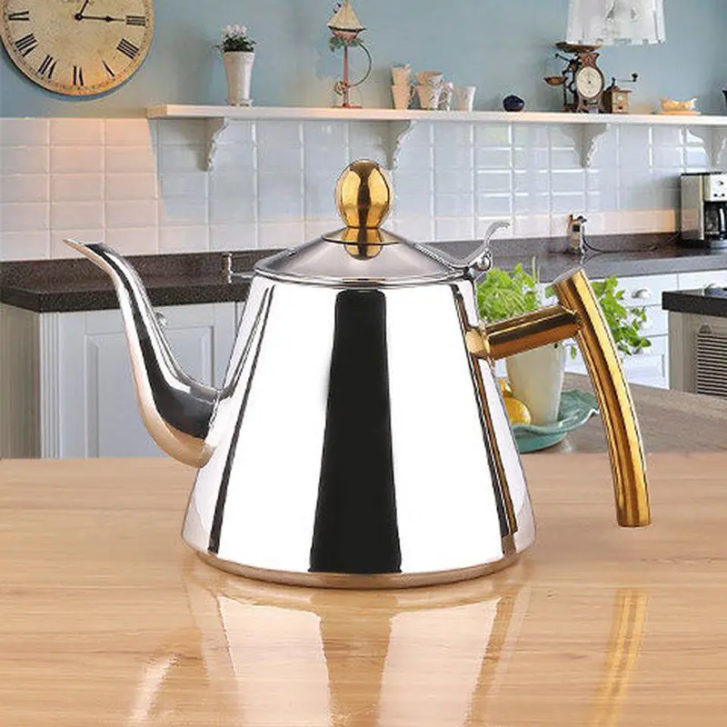 Чайник с плоским дном чайник из нержавеющей стали утолщение для индукционной