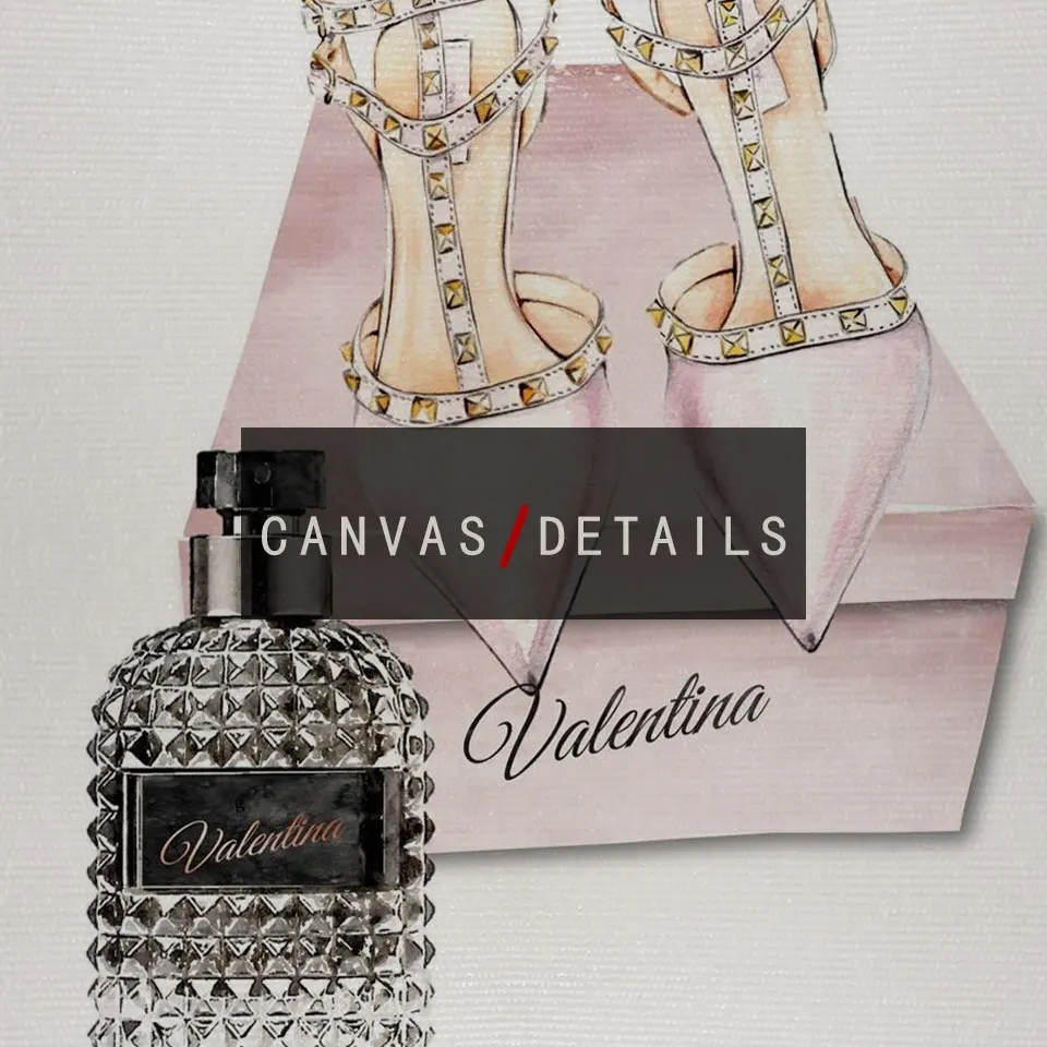 Модный постер для макияжа девушек холст с рисунком растений искусство на высоких