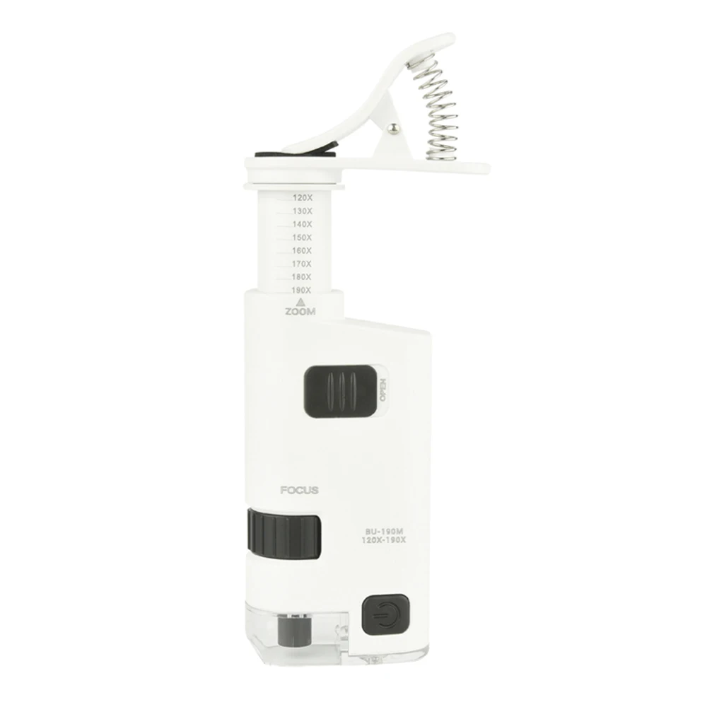 Цифровой Микроскоп USB Microscopio 80-120X светодиодный сотовый телефон клип-тип сотовый телефон микроскоп Лупа с светодиодный увеличитель лампы