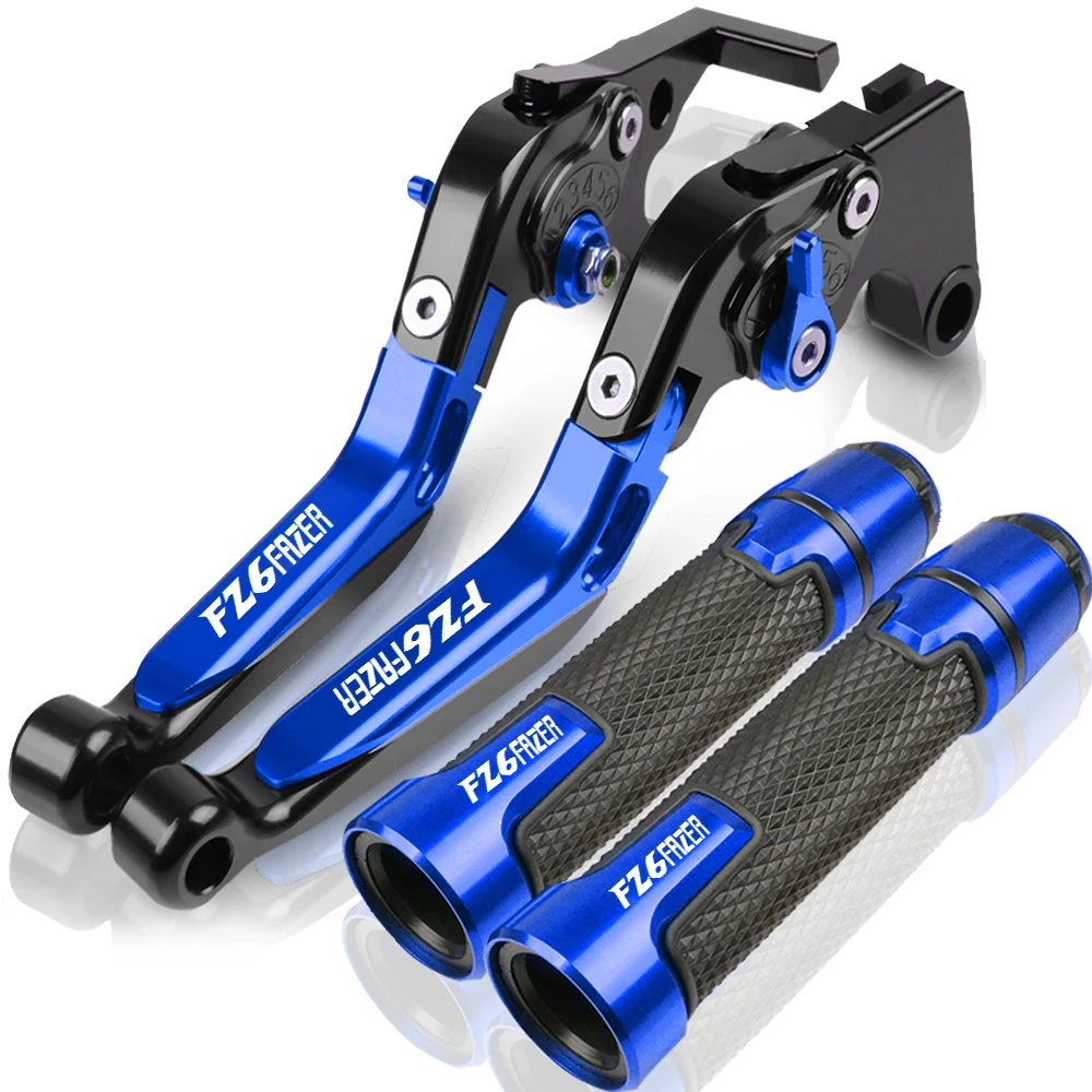 

Motorcycle Adjustable Brake Handle Clutch Levers Handlebar Grip For YAMAHA FZ6FAZER 2004-2010 FZ6 FAZER 2005 2006 2007 2008 2009