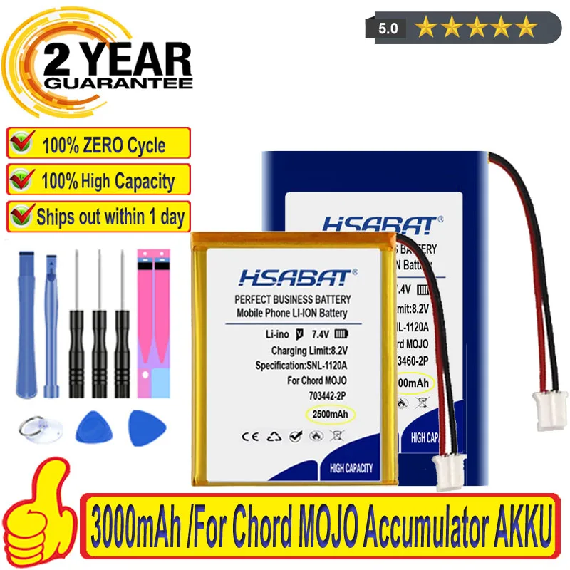Топ-бренд 100% Новинка 2500 мАч ~ 3000 аккумулятор для аккорда MOJO батареи + Бесплатные