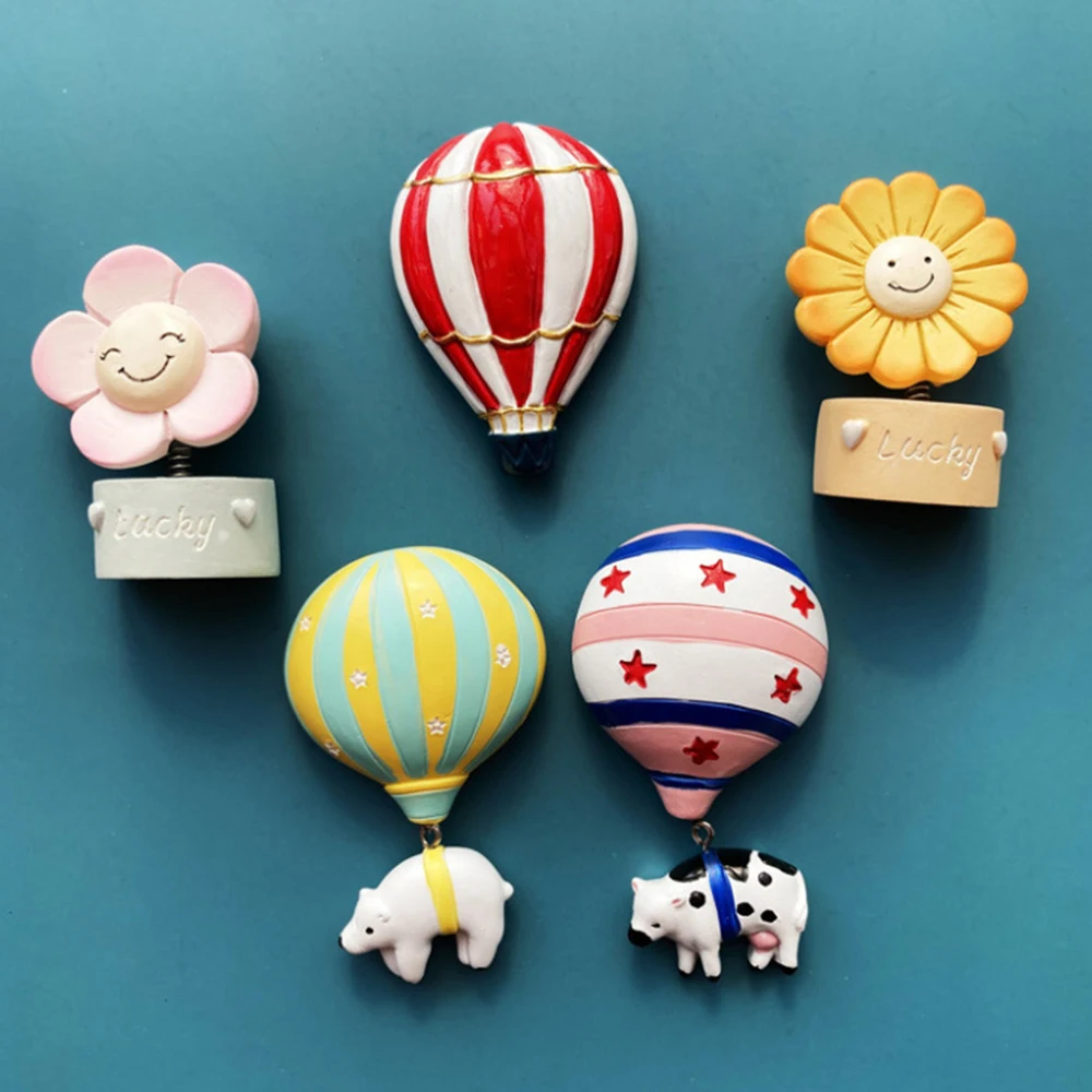 Воздушный шар наклейки на холодильник в форме животного магнитный трехмерный