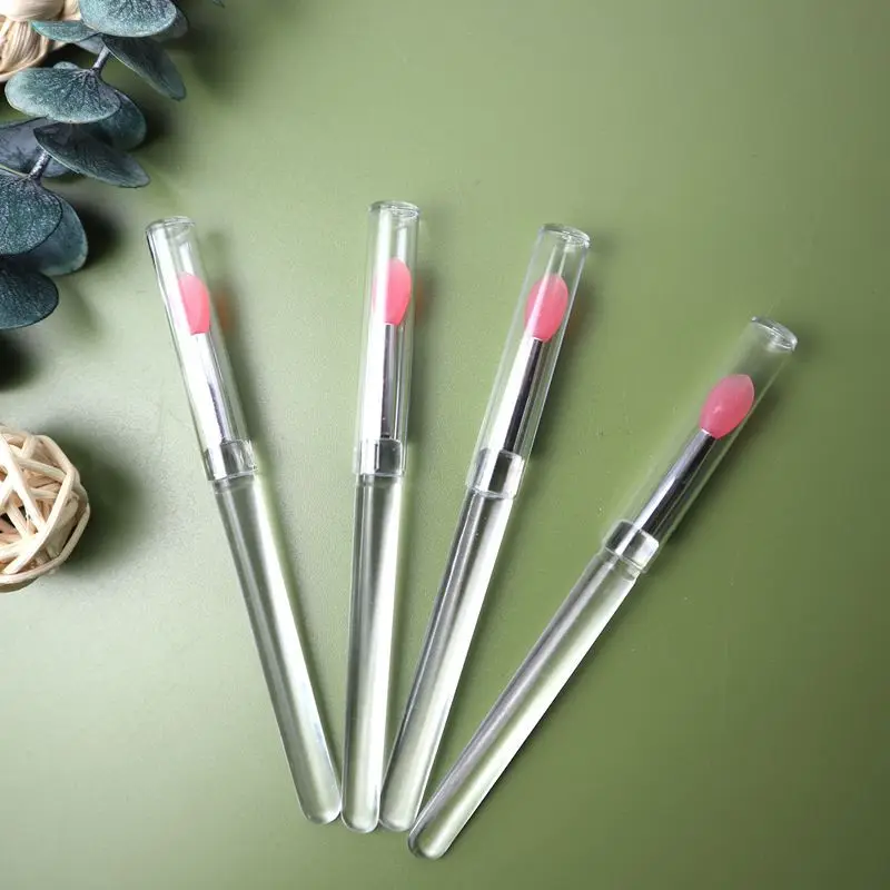 2 шт. Многофункциональные Силиконовые кисти для губ с пылезащитной крышкой |