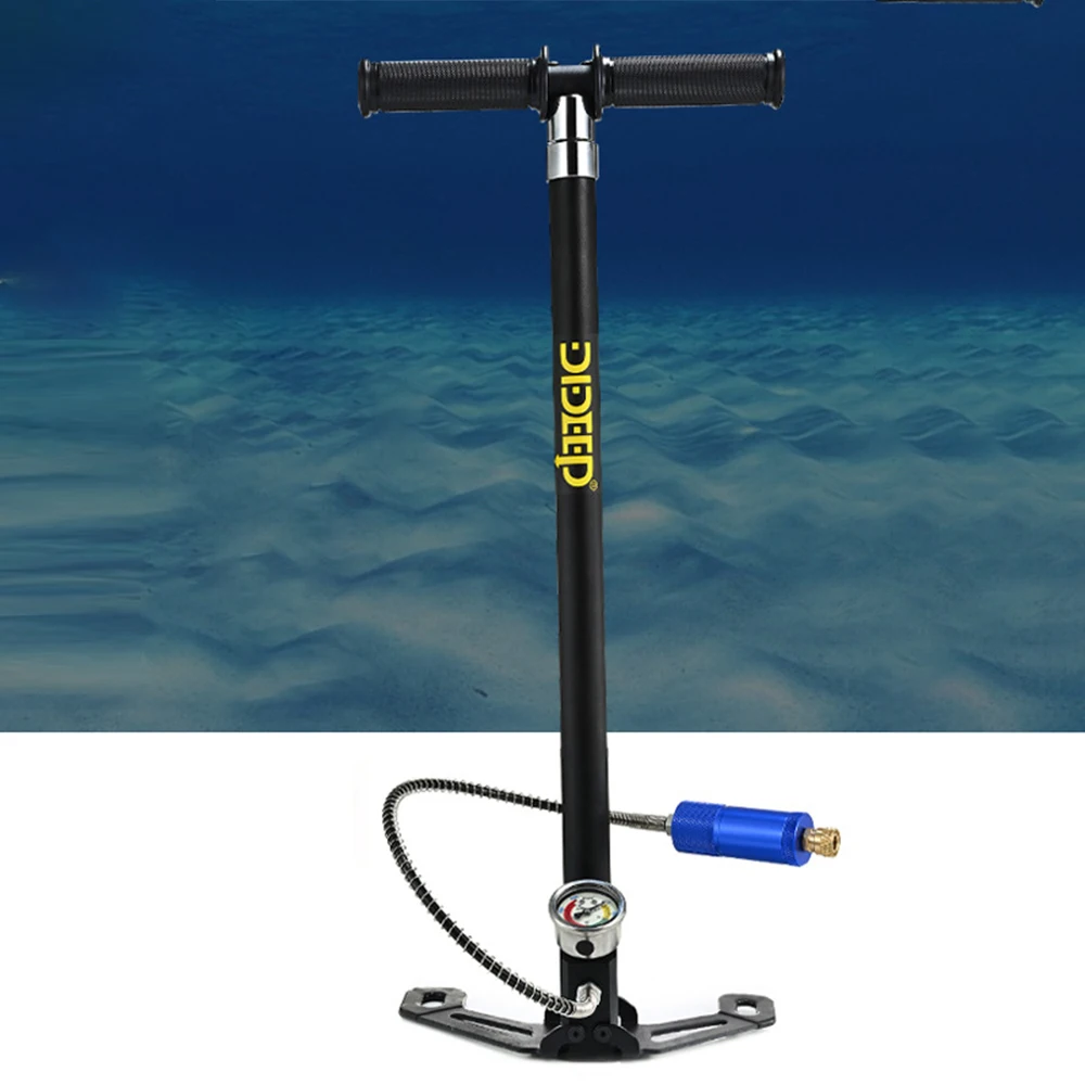 New Generation Diving Oxygen Cylinder Inflator High Pressure Hand Pump Mini High Pressure Compressor 30mpa