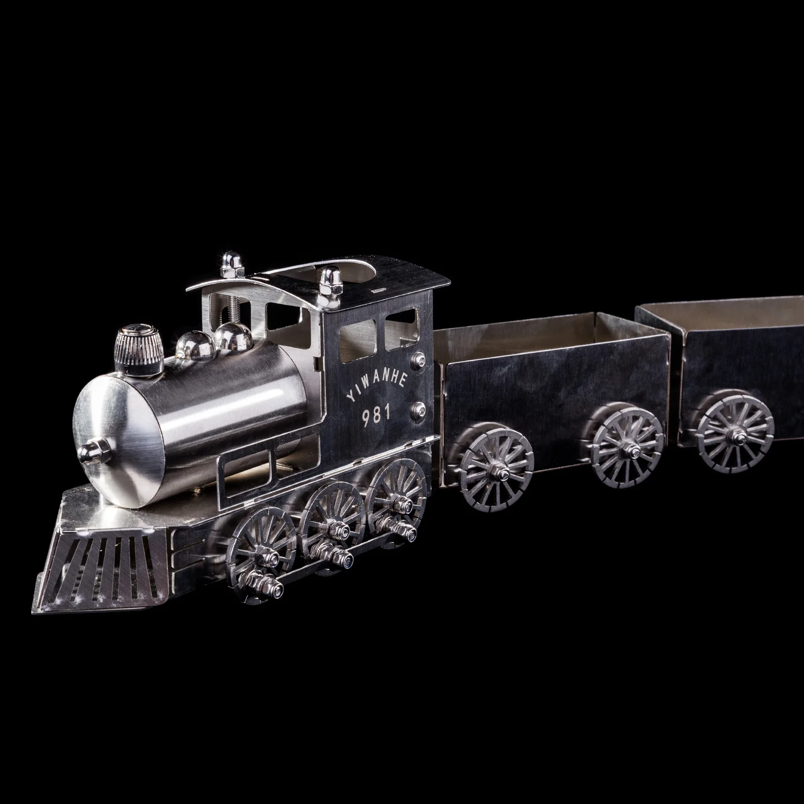 New 3D Metal Mechanical Assembled Finish Model Handmade Crafts Gift for Home Office Decor - Steam Train | Игрушки и хобби