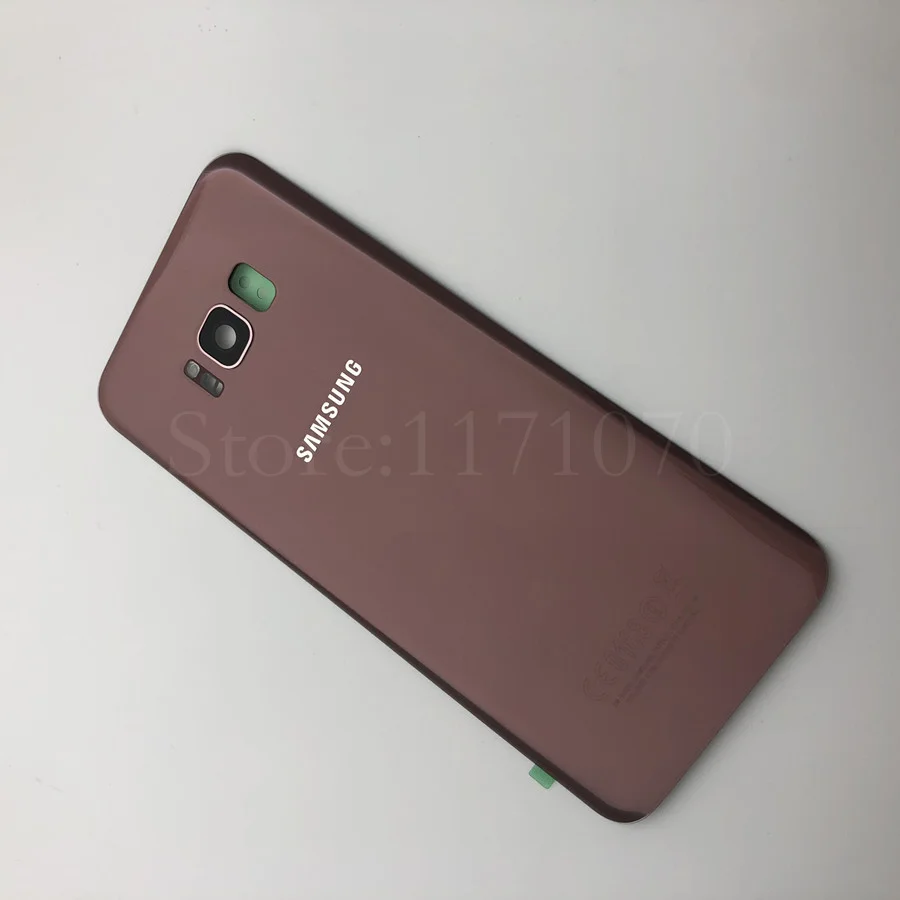 S8+ крышка батареи для samsung Galaxy S8 plus G955 G955F SM-G955F G955FD S8 G950 G950F задняя крышка корпуса+ Замена объектива камеры