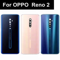 6 5 inch for oppo reno2 reno 2 back battery cover door housing case rear glass cover reno 2 batter cover