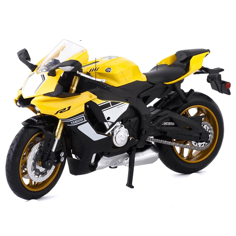 Модель гоночного мотоцикла Yamah YZF R1 в масштабе 1:12 искусственная звезда из сплава