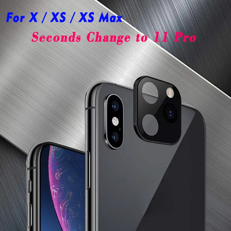 Новая Модифицированная задняя крышка для объектива камеры iPhone X XS/XS Макс. Секунды