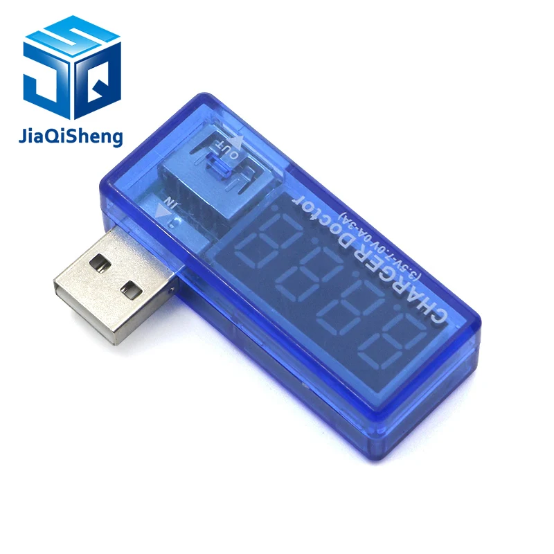 Цифровой USB тестер напряжения измеритель и силы тока для мобильного телефона с