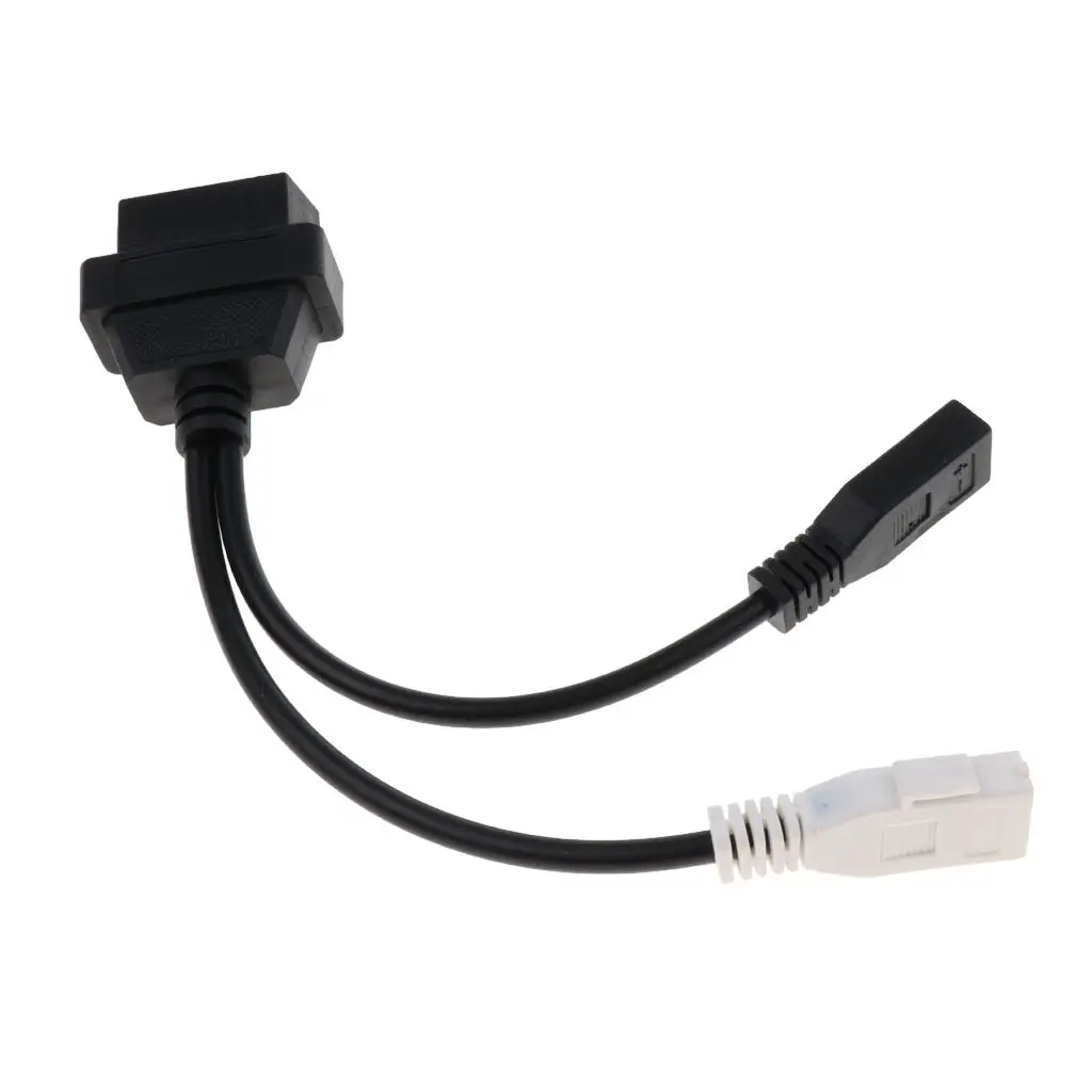 

Car Vehicles 2x2 Pin Adapter Interface Cable OBD2 OBDII for VW Audi Seat