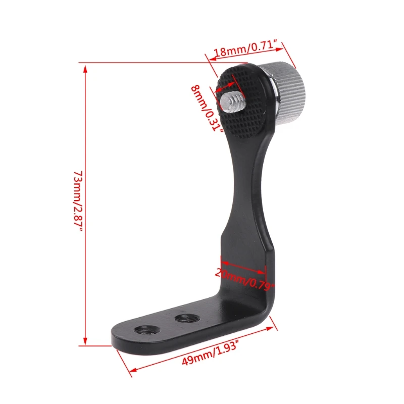 

Metal Binocular Telescope Mount Holder Dedicated L Adapter with Tripod Connector