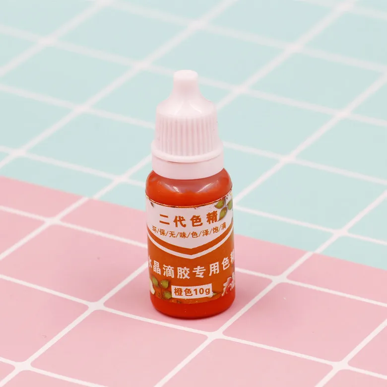 10 шт./лот слайм пигментный наполнитель капля резиновая глина Подвески DIY игрушки клей для слизи игрушка пластилин инструмент Diy ремесла для детей - Color: Pink