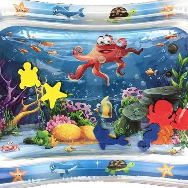 

Baby Games Inflatable Water Mat Baby Fitness Mat Baby Activity Mat Summer Game Children's Toy Mat