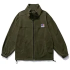 Свитшот на молнии мужской, винтажная уличная одежда на молнии, куртка оверсайз с капюшоном, одежда в Корейском стиле