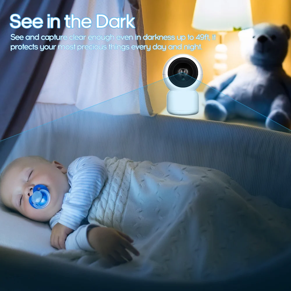 IP Камера 1080P WI FI Смарт Секьюрити наблюдения 360 градусов панорамный TF слот для