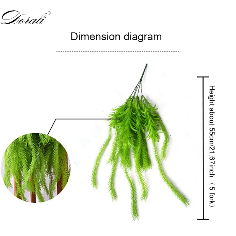 

High-grade real touch simulation air grass Tielan leaf Home green decoration fake grass Wedding flower wall plant wall materia