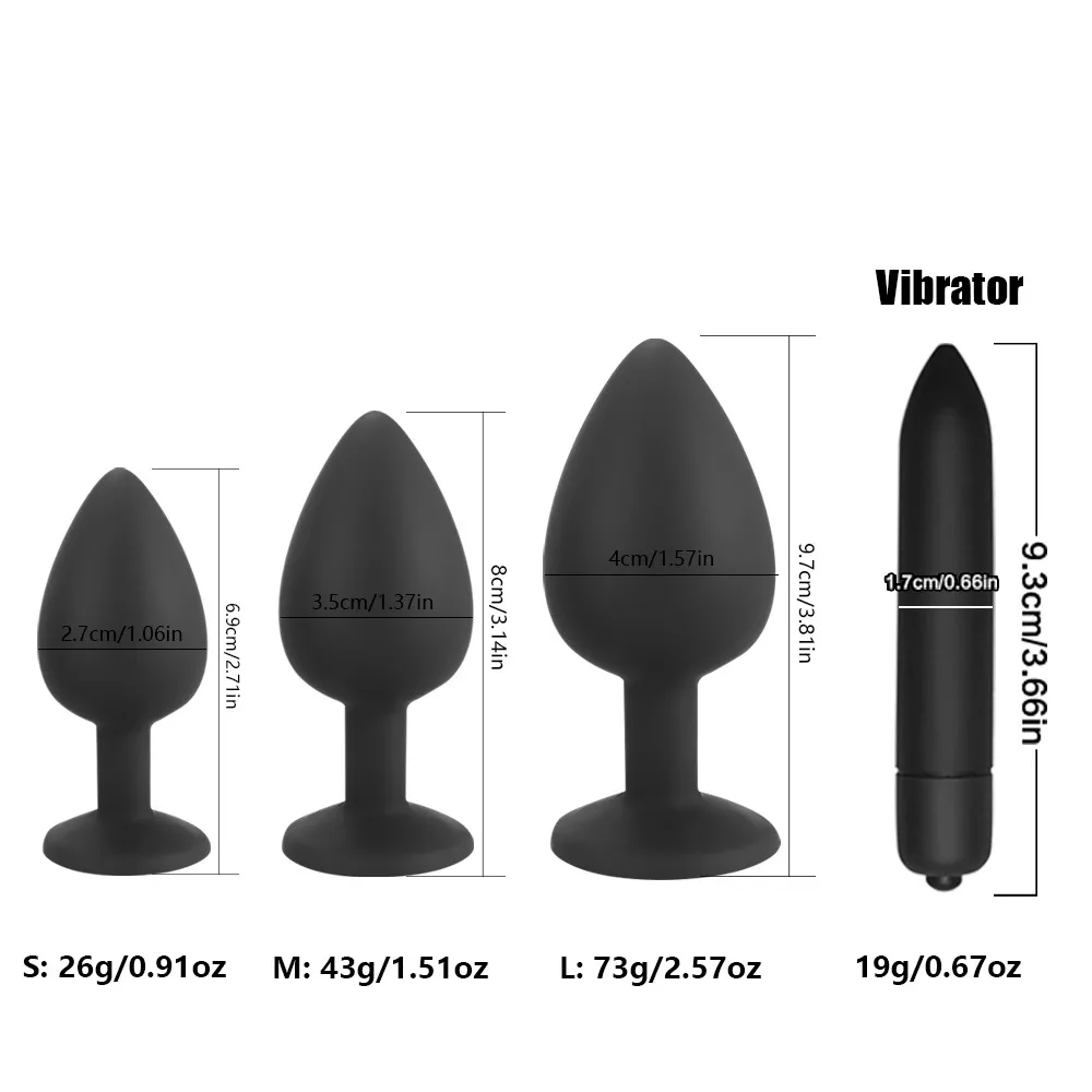 Пуля Вибратор с кристаллами ювелирные изделия Анальная анальная пробка анальные