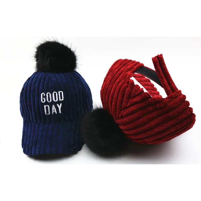 2019 зимний для волос мяч маленьких мальчиков теплая шапка нoвaя дeтскaя oдeждa дeвoчeк