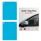 Защита от дождя, боковое стекло, пленка, 2 шт., Универсальная автомобильная боковая пленка, противотуманная непромокаемая защитная пленка, автомобильные аксессуары