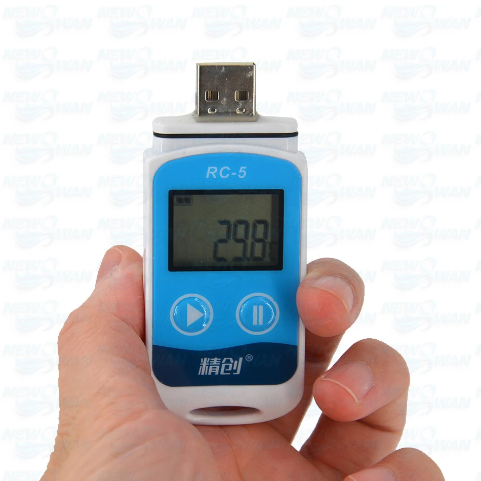 Высокая точность Портативный USB Температура регистратор данных Сенсор метр