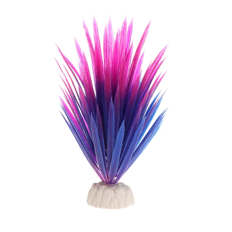 Искусственные пластиковые зеленые растения Нарцисс водная Трава Аквариум