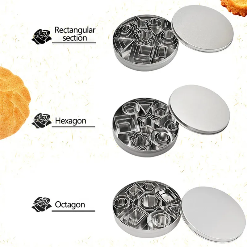 26 шт. резак из нержавеющей стали слайсер геометрические формы мини кухонные