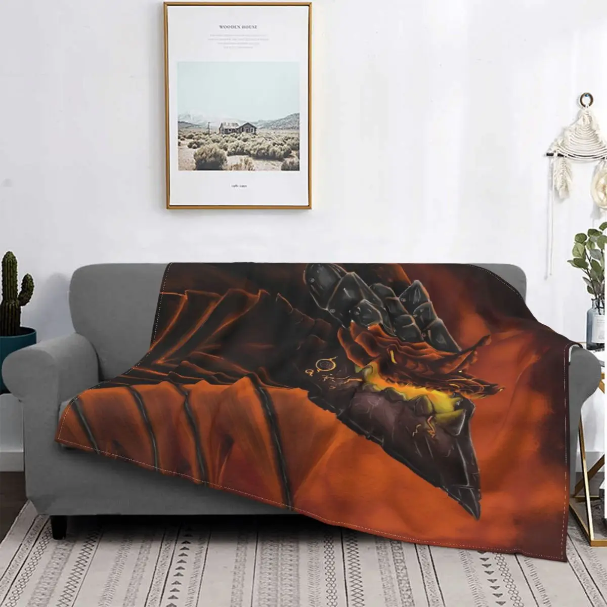 

Deathwing-Manta a cuadros para cama, colcha para cama, sofa, manta para piкник