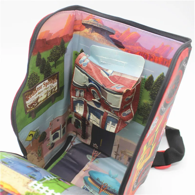 

HKSNG Cute Cartoon Cars Backpack 30*15cm Funny Cartoon Anime Backpack Gifts for Kids Girls