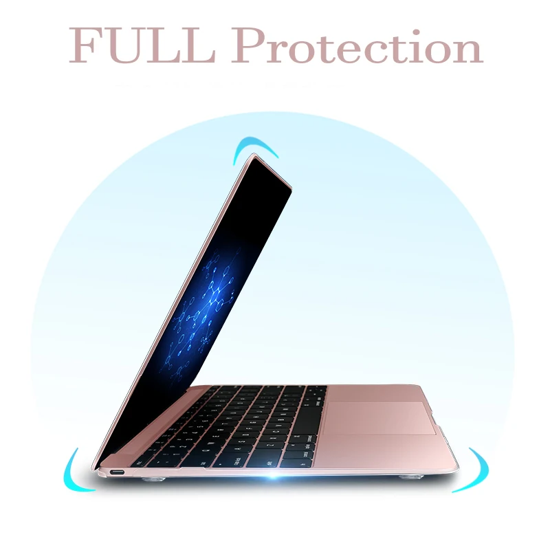 Прозрачный жесткий чехол для ноутбука 11 12 13 15 дюймов Apple Macbook Air Pro Retina с/без