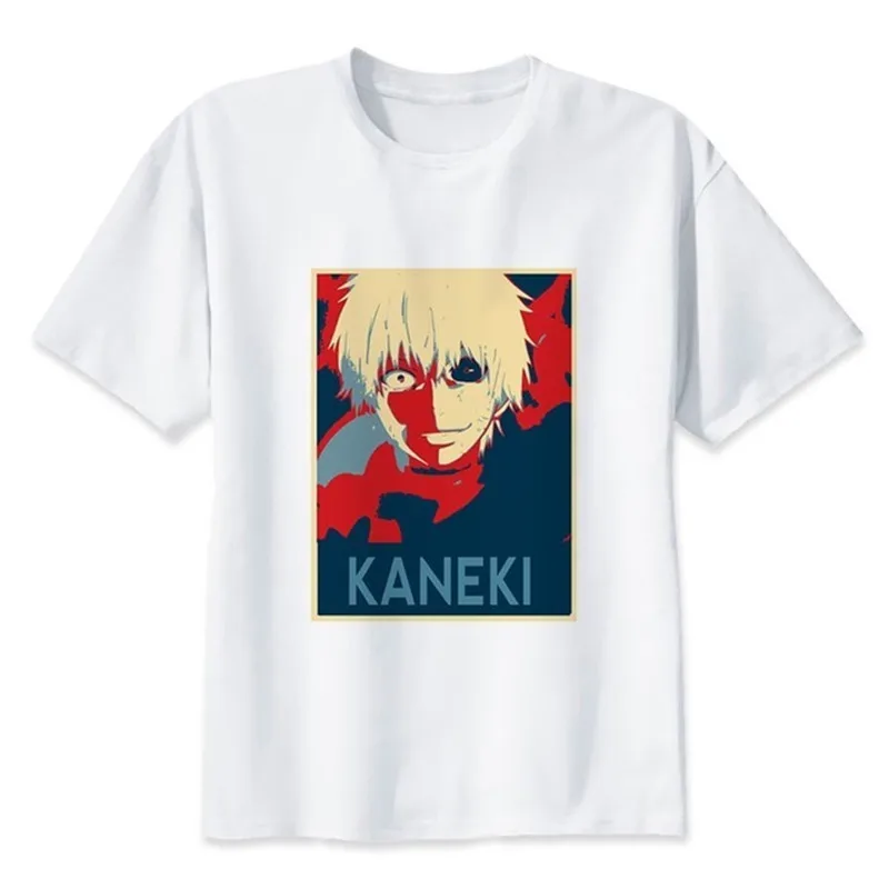 Летняя женская футболка LUSLOS с принтом Токийский Гуль уличная одежда