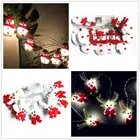 СВЕТОДИОДНАЯ Гирлянда в виде снеговика, лося, 1,65 м3 м