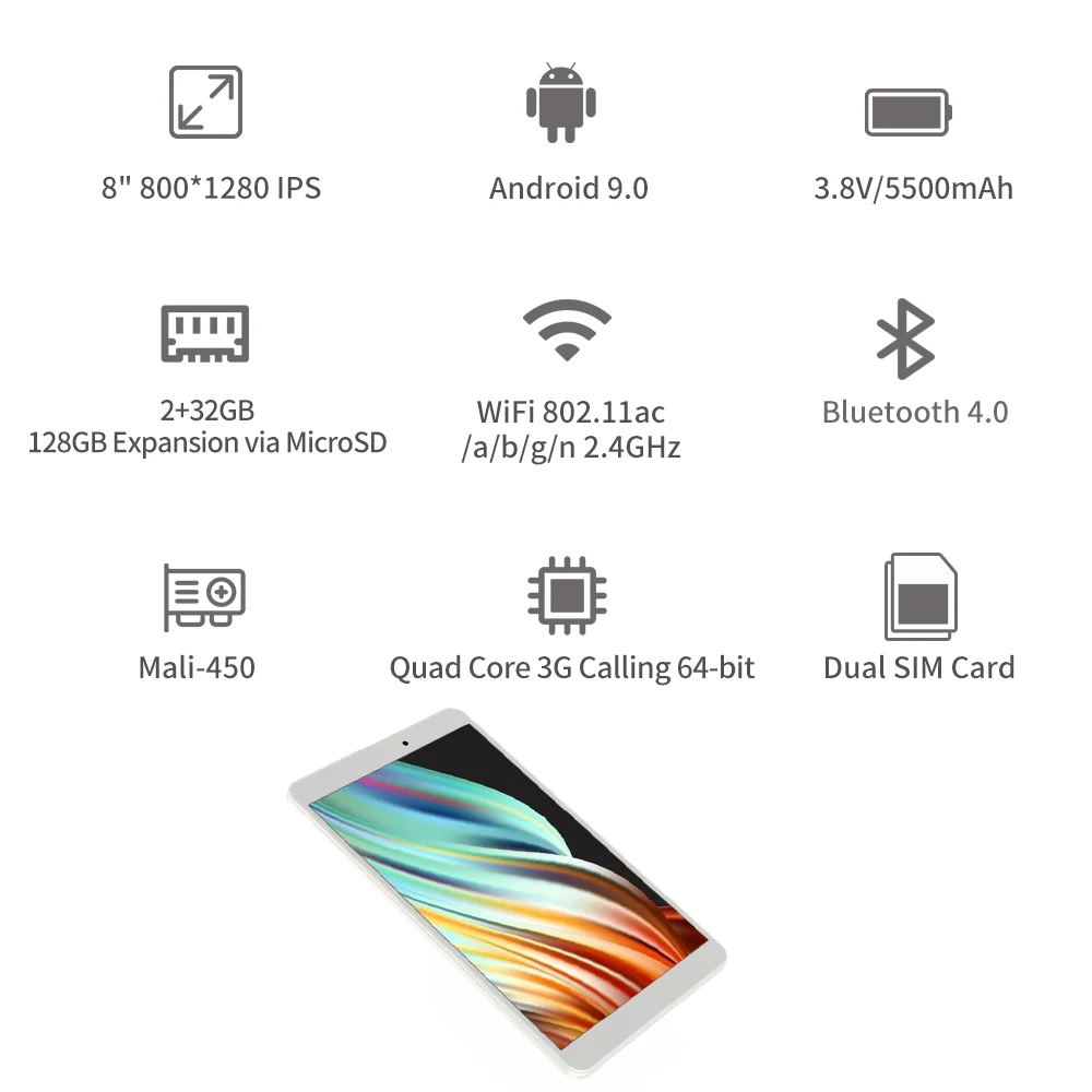 Alldocube iplay 8 pro планшет экран дюймов четырёхъядерный 2 Гб ОЗУ 32 ПЗУ|Планшеты| |