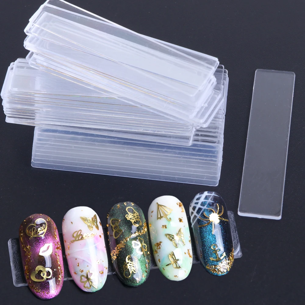 40 шт. дизайн ногтей дисплей накладные ногти подсказки держатель стенд прозрачный