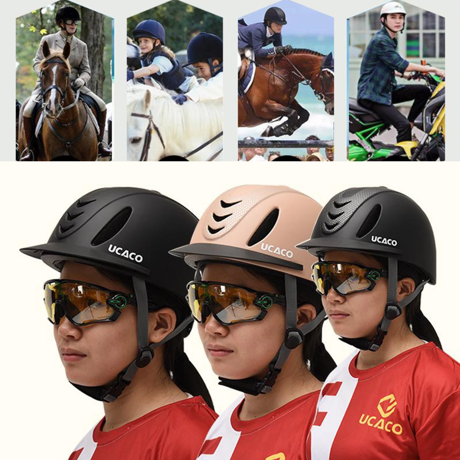 

Equestrian Helmet Horse Riding Helmet Cooling Horseback Riding Apparel Horseback Riding Helmet for over 13 years Old