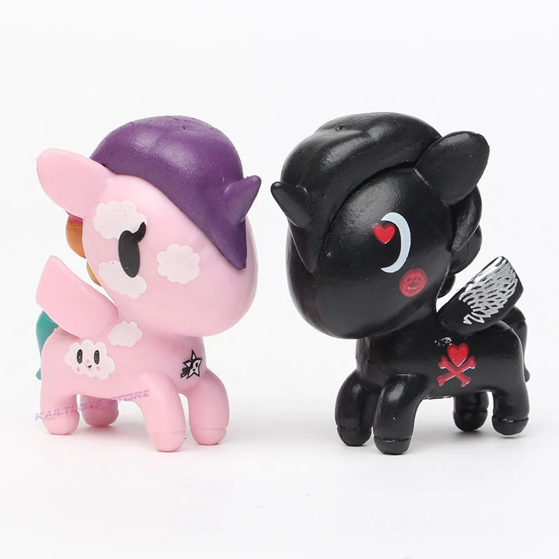 9 шт./лот куклы-единороги лошадь экшн-игрушки фигурки животных подарок на день