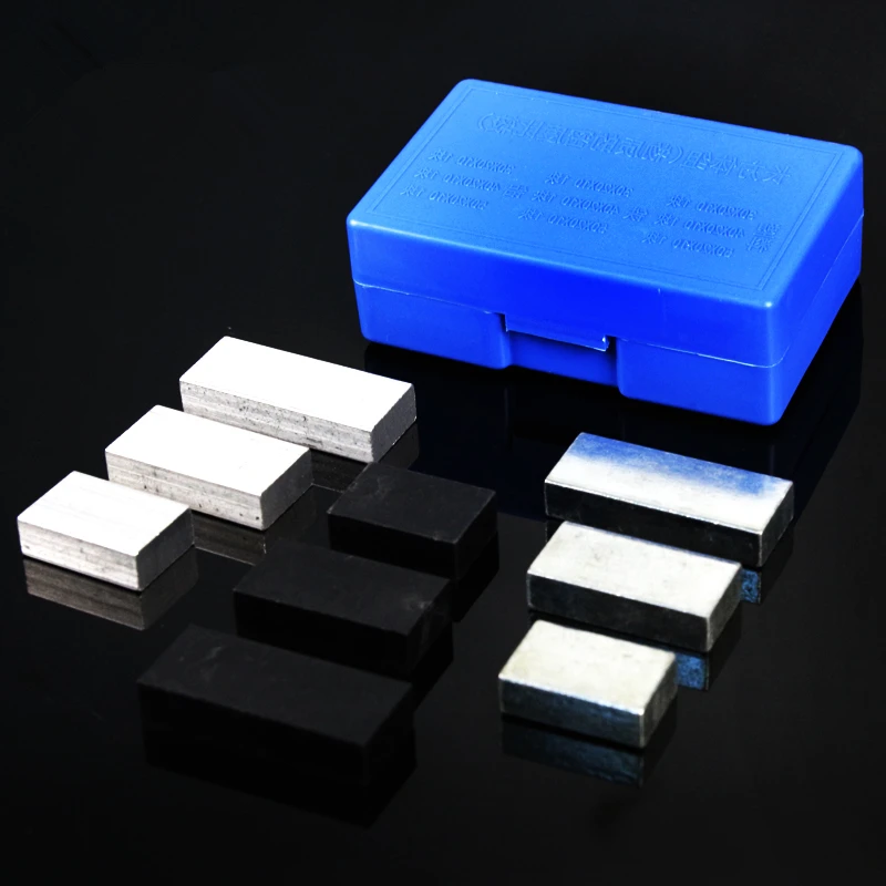 

9pcs/set Cuboid Block Plastic iron aluminium Different Mass Scientific Density Physics Teaching Equipment Laboratory Equipment