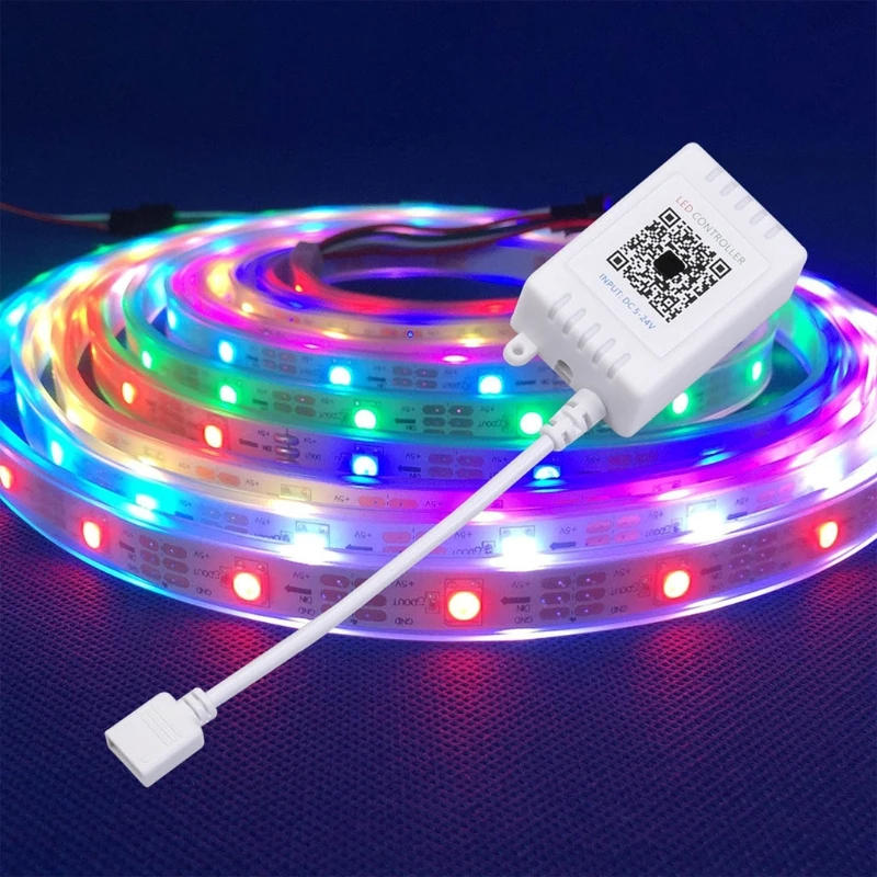 

Умное беспроводное светодиодное управление ler RGB светодиодная полоса освещения диммер подходит для RGB светодиодная полоса освещения гибкая...