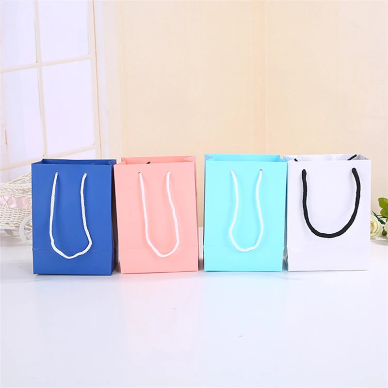 

20pcs Reticule White Card Paper Bag Candy Box Diy Wedding Decoration For Home Baby Shower Boy Girl Party Favors Birthday Gift