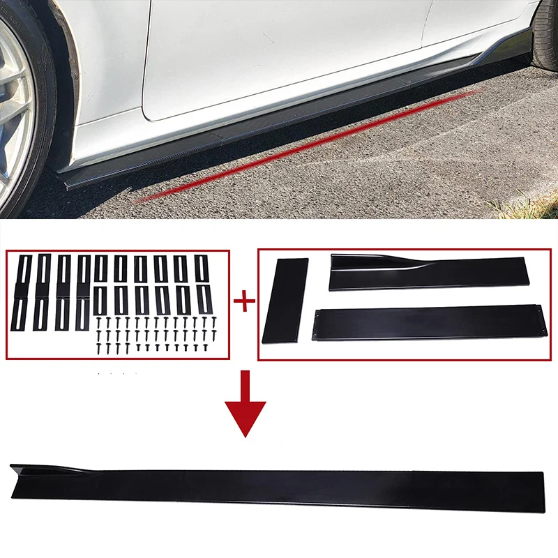 Универсальный разветвитель для боковой юбки автомобиля 2 м/78 7 дюйма из АБС