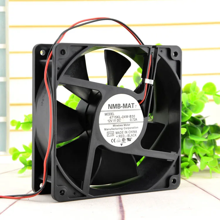 Вентилятор охлаждения 120 мм для NMB 12 см 4715KL-04W-B30 12V 0.72A 12038 120*120*38 мм