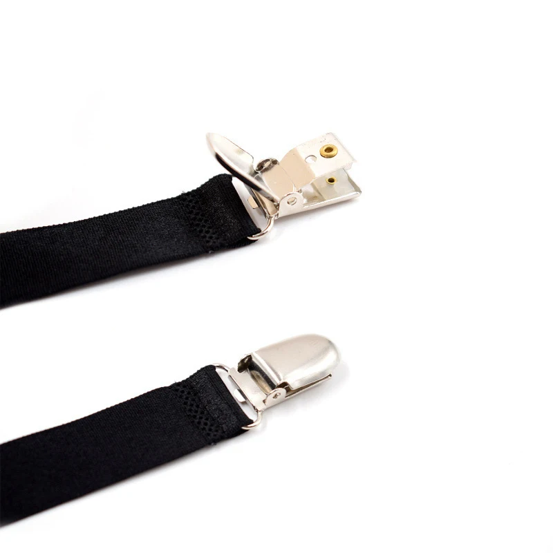 Мужская рубашка остается пояс с резинками подтяжки эластичные мужские для