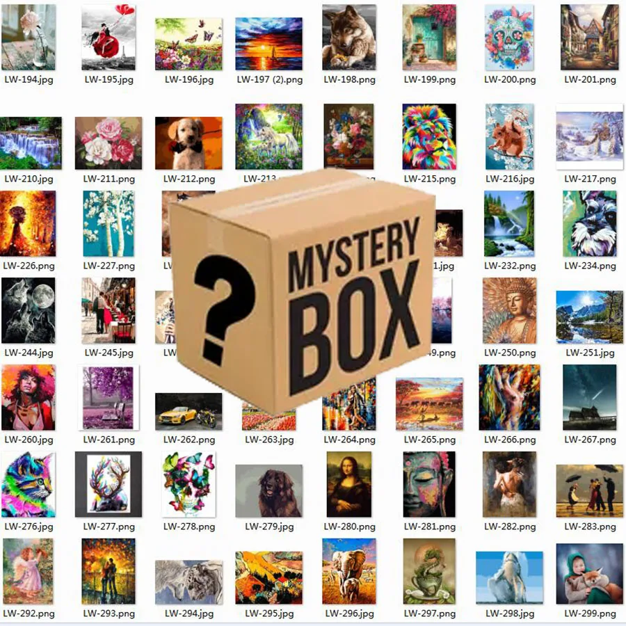 

Новинка 2021, случайный счастливый товар, 10000 + штук, загадочная Алмазная картина-сюрприз, алмазная вышивка, случайный товар, подарок