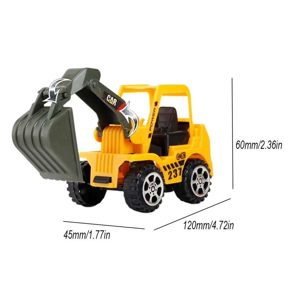 

2019 NEW Hot Mini Car Toys Child Inertia Model Construction Bulldozer Excavator Engineering Vehicle Car Gift Supermarket Gift