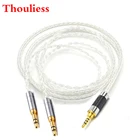 Thouliess 2,53,54,4 мм сбалансированный однокристальный серебряный кабель для наушников Sundara Aventho, фокусный Элегия t1 t5p D7200 MDR