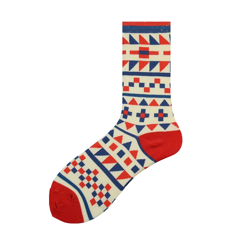 

2021 Quality Cotton Socks Men Autumn Winter Women Casual Flowers Crew Sock Male Printing Colorful Funny Happy Cool Sock Mens