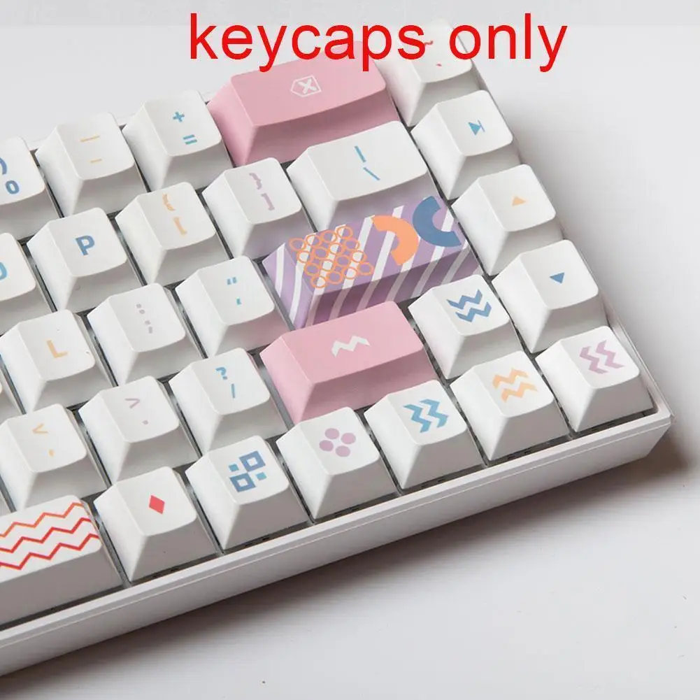

Для 125 клавиш Keycapheight Pbt сублимационная механическая клавиатура Keycap вал для Mx Switch 61/64/68/78/8 M3l0