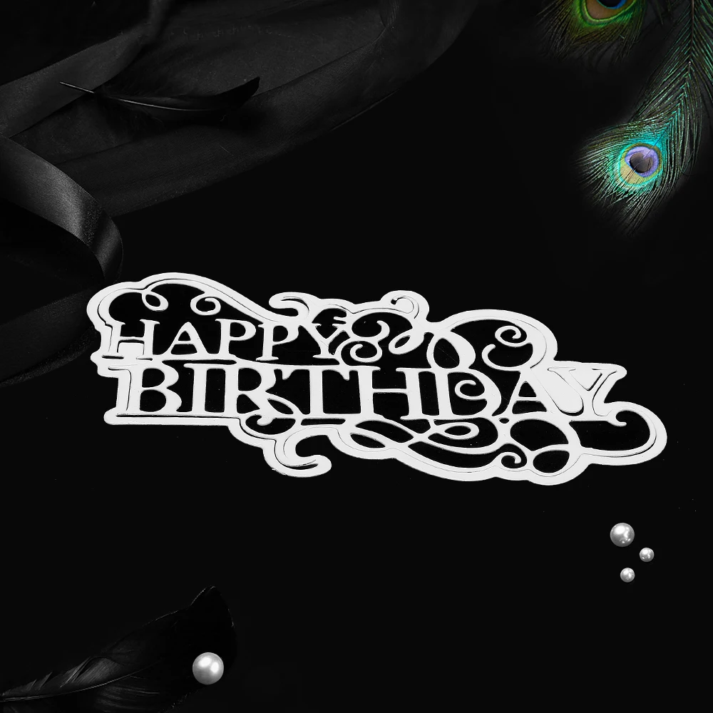 Металлические режущие штампы формы письма с поздравлениями днем рождения