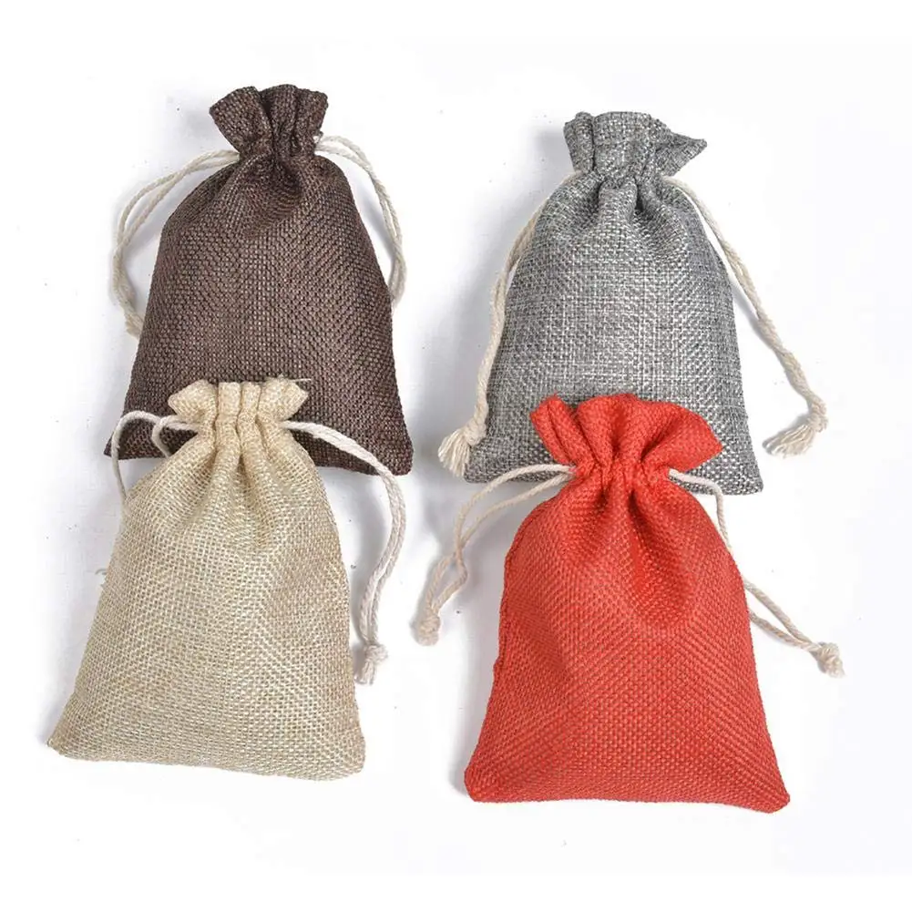 Advent Calendar Christmas Bags Burlap Hanging Craft Bag Reusable for Countdown Tree Decorations Wall Home Office | Дом и сад